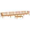 5 Piece Garden Pallet Sofa Set - Solid Acacia Wood