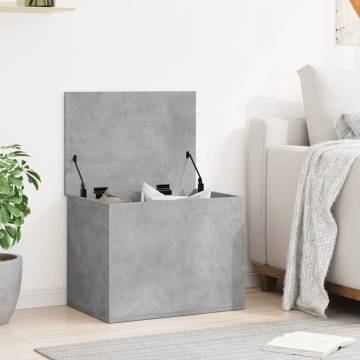 Storage Box Concrete Grey - Stylish & Durable | Hipo Market