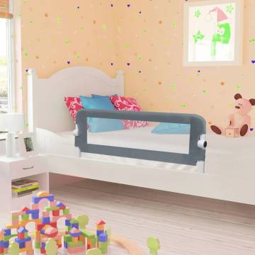 Toddler Safety Bed Rail Grey - Secure Sleep for Little Ones