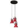 Hanging Lamp 25W Distressed Red | Industrial Style Lighting