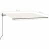 Manual Retractable Awning 4.5x3m - Cream | Hipomarket