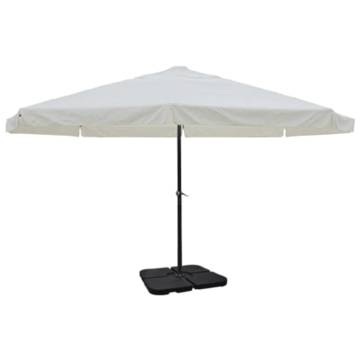 Aluminium Umbrella with Portable Base - Best Sun Protection