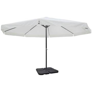 Aluminium Umbrella with Portable Base - Best Sun Protection