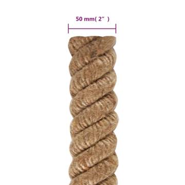 Jute Rope 5m Long 50mm Thick - Versatile & Eco-Friendly