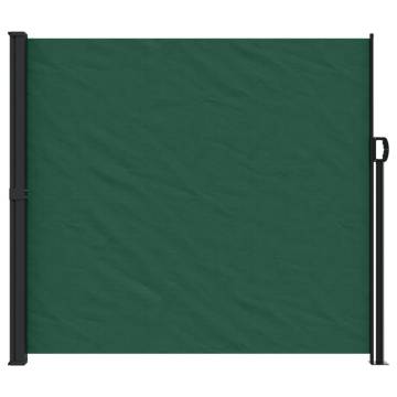 Retractable Side Awning Dark Green 180x600 cm | Hipomarket