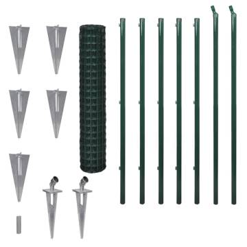 Euro Fence Steel 10x1.7 m Green - Durable & Easy Installation