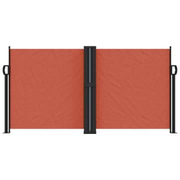 Retractable Side Awning Terracotta 120x600 cm - HipoMarket