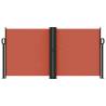 Retractable Side Awning Terracotta 120x600 cm - HipoMarket