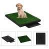 Pet Toilet with Tray & Faux Turf Green 63x50x7 cm WC Size 63 x 50 x 7 cm Quantity in Package 1 