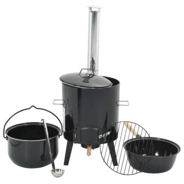 Goulash Cannon with Chimney & Lid - Outdoor Cooking | HipoMarket