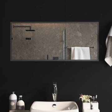 Stylish LED Bathroom Mirror 90x40 cm - IP65 Waterproof