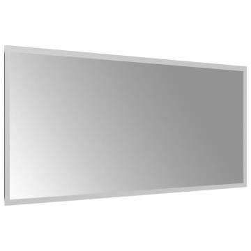 Stylish LED Bathroom Mirror 90x40 cm - IP65 Waterproof