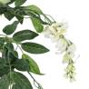 Artificial Wisteria Tree - 120 cm Green & White | Hipo Market