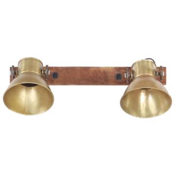 Industrial Wall Lamp Brass - Stylish Lighting 45x25 cm E27