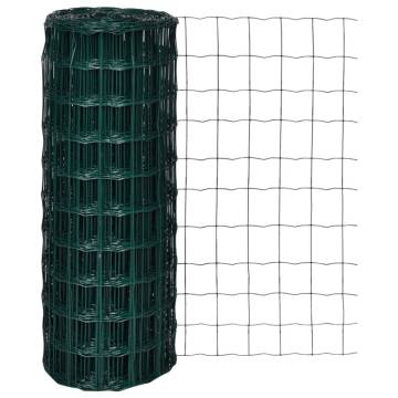 Euro Fence Steel 10x1.0 m Green - Durable & Versatile