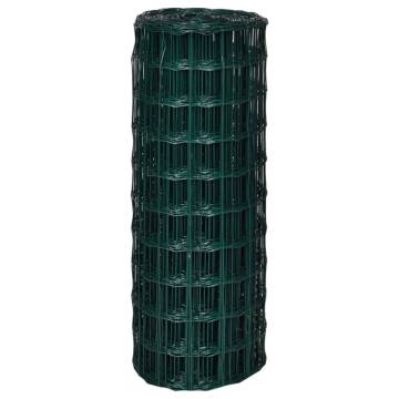 Euro Fence Steel 10x1.0 m Green - Durable & Versatile