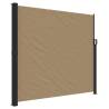 Retractable Side Awning Taupe 180x500 cm - Privacy & Protection