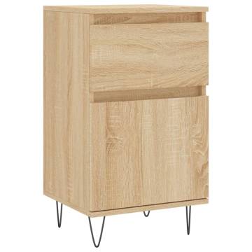 Stylish 2-Piece Sideboards in Sonoma Oak - Hipomarket UK