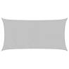 Light Grey Sun Shade Sail 4x2m - 100% Polyester Oxford