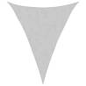 Light Grey Sun Shade Sail 5x6x6 m | Durable 100% Polyester