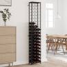 Wine Rack for 57 Bottles Black 34x18x200 cm Wrought Iron Size 34 x 18 x 200 cm Quantity in Package 1 Number of Number of Bottles 