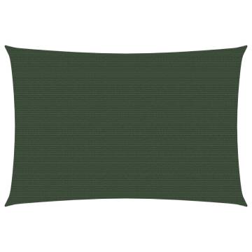 Sunshade Sail Dark Green 4x5m - Quality UV Protection