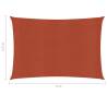 Terracotta Sunshade Sail 2.5x4 m HDPE - 160 g/m²