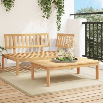 Garden Pallet Sofa Set - Solid Wood Acacia | Hipomarket