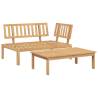 Garden Pallet Sofa Set - Solid Wood Acacia | Hipomarket