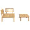 Garden Pallet Sofa Set - Solid Wood Acacia | Hipomarket