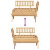 Garden Pallet Sofa Set - Solid Wood Acacia | Hipomarket