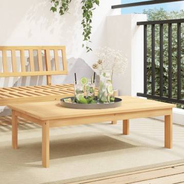 Solid Wood Acacia Garden Table - 100x60x30 cm | HipoMarket