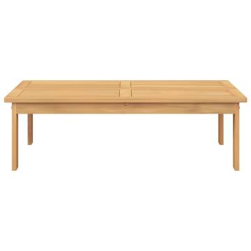 Solid Wood Acacia Garden Table - 100x60x30 cm | HipoMarket