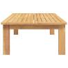 Solid Wood Acacia Garden Table - 100x60x30 cm | HipoMarket