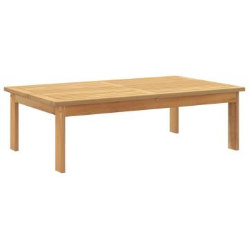 Solid Wood Acacia Garden Table - 100x60x30 cm | HipoMarket