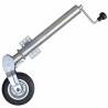 Trailer Jack Wheel 60 mm with Wheel Chocks | Hipo Market