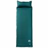 Self-Inflating Camping Mattress with Pillow - 1-Person Green