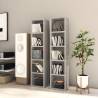 CD Cabinets 2 pcs Concrete Grey 21x16x93.5 cm Engineered Wood Colour concrete grey Quantity in Package 2 