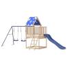 Outdoor Playset Solid Wood Pine - Fun For Kids | Hipomarket