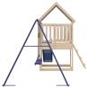 Outdoor Playset Solid Wood Pine - Fun For Kids | Hipomarket