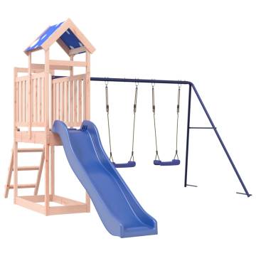 Outdoor Playset Solid Wood Douglas | Fun for Kids at Home