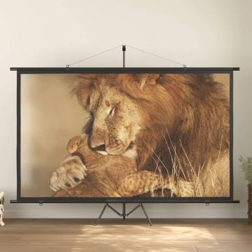 120" 16:9 Projector Screen - Durable for Home & Office Use