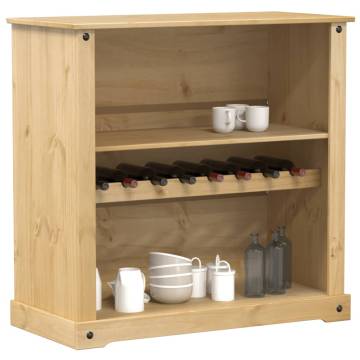 Wine Cabinet Corona - Solid Pine Wood - 107.5x51x105.5 cm