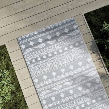 Trendy Outdoor Carpet Grey 80x250 cm | Durable & UV Resistant