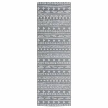 Trendy Outdoor Carpet Grey 80x250 cm | Durable & UV Resistant