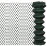 Chain Link Fence Steel 1,25x15 m Green Colour green Quantity in Package 1 Length 15 m Height 1.25 m 