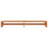 Monitor Stand Wax Brown - Solid Pine Wood, 100x24x13 cm