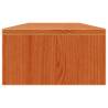 Monitor Stand Wax Brown - Solid Pine Wood, 100x24x13 cm