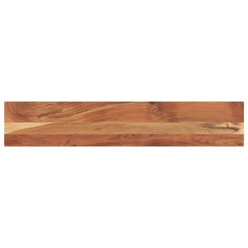 Rectangular Solid Wood Acacia Table Top - 140x30 cm | HipoMarket