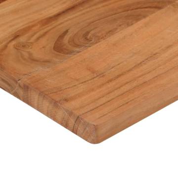 Rectangular Solid Wood Acacia Table Top - 140x30 cm | HipoMarket